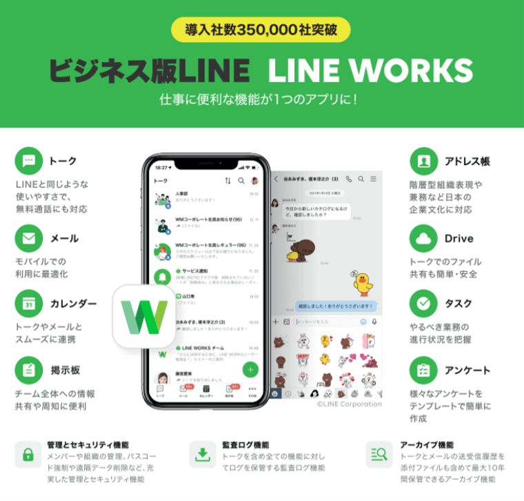 LINE WORKS スタンダード 1年間